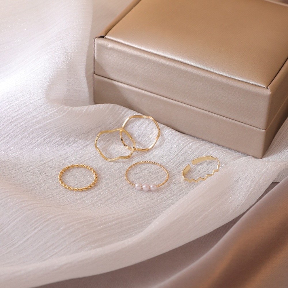 5pcs fashion rings